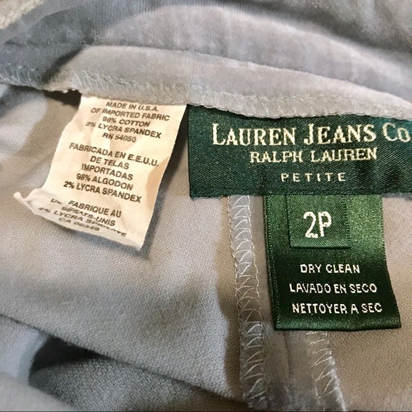 Vintage Ralph Lauren • High Rise Sky Velvet Bells - Picture 7 of 7